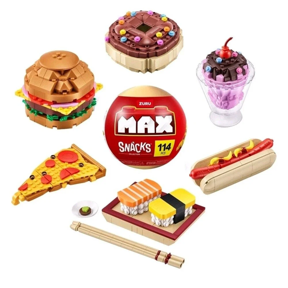 MAX Premium Snacks Collection Building Bricks ICE CREAM B15